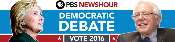 PBS NEWSHOUR: The Democratic Debate - Vote 2016