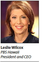 Leslie Wilcox, President and CEO of PBS Hawaii