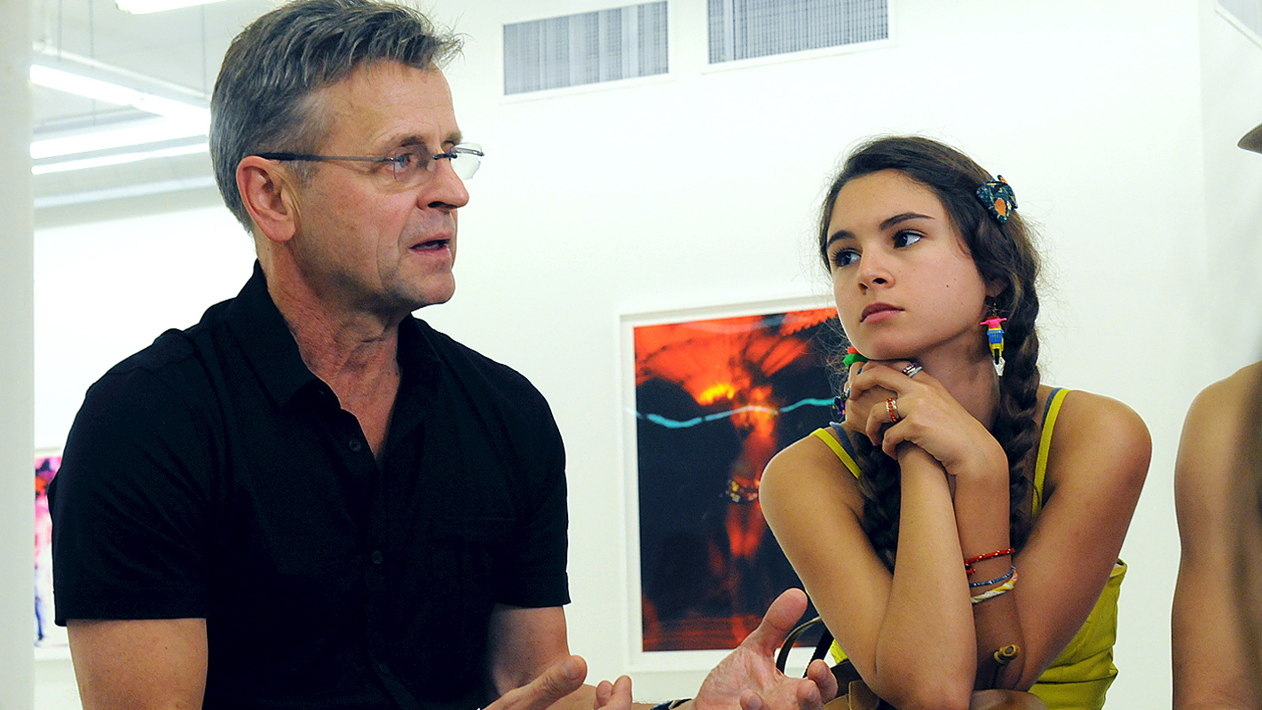 Becoming an Artist. Baryshnikov mentors students in their endeavors as artists.