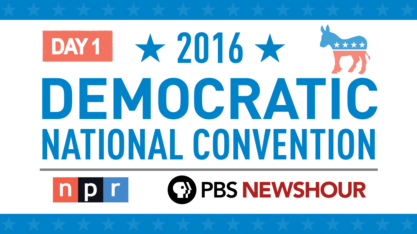 PBS DEMOCRATIC CONVENTION COVERAGE: A NewsHour Special Report, Day 1
