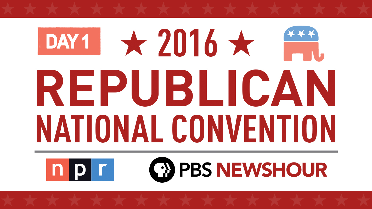PBS REPUBLICAN CONVENTION COVERAGE, DAY 1: A NewsHour Special Report