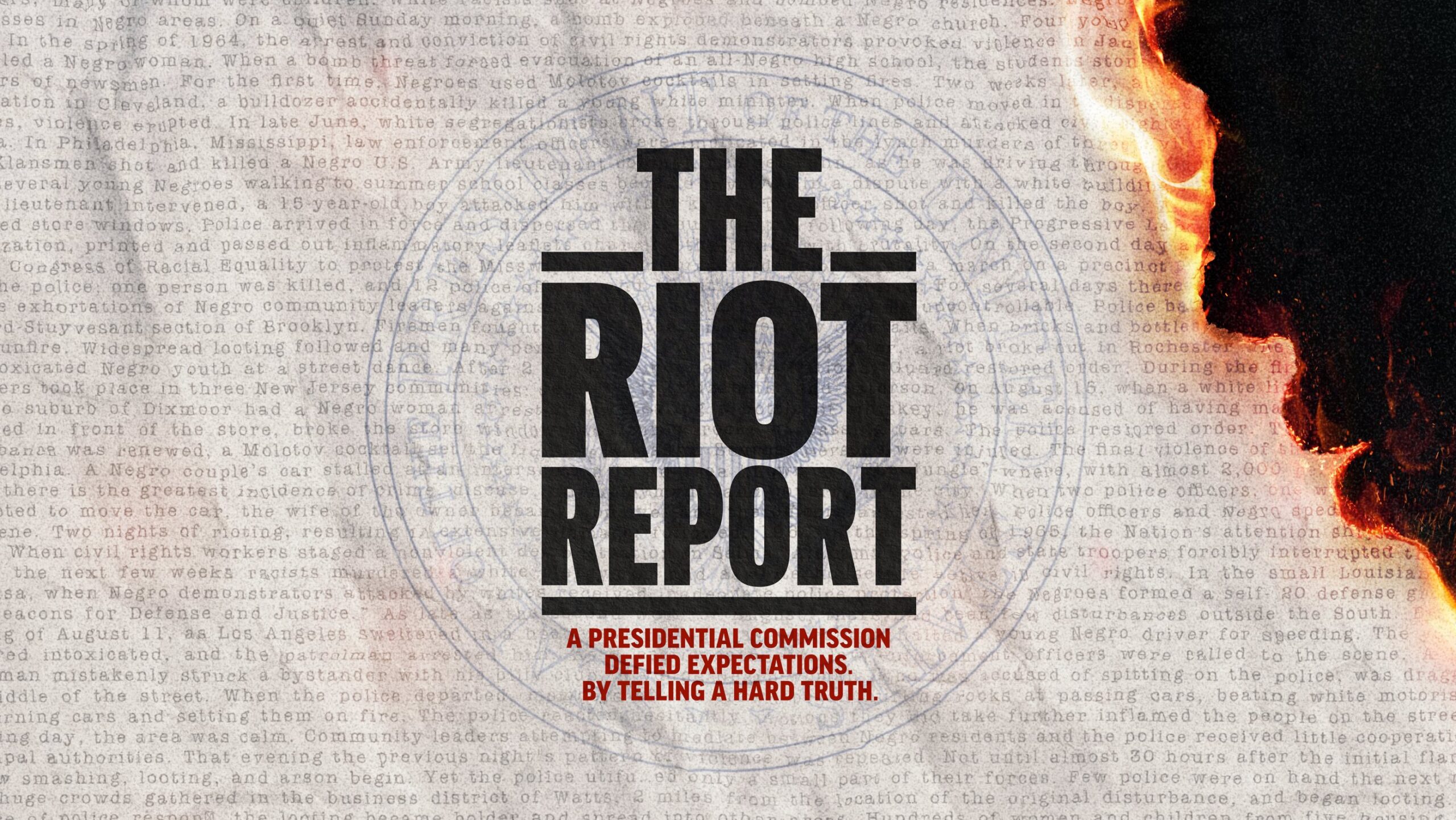 AMERICAN EXPERIENCE <br/>The Riot Report